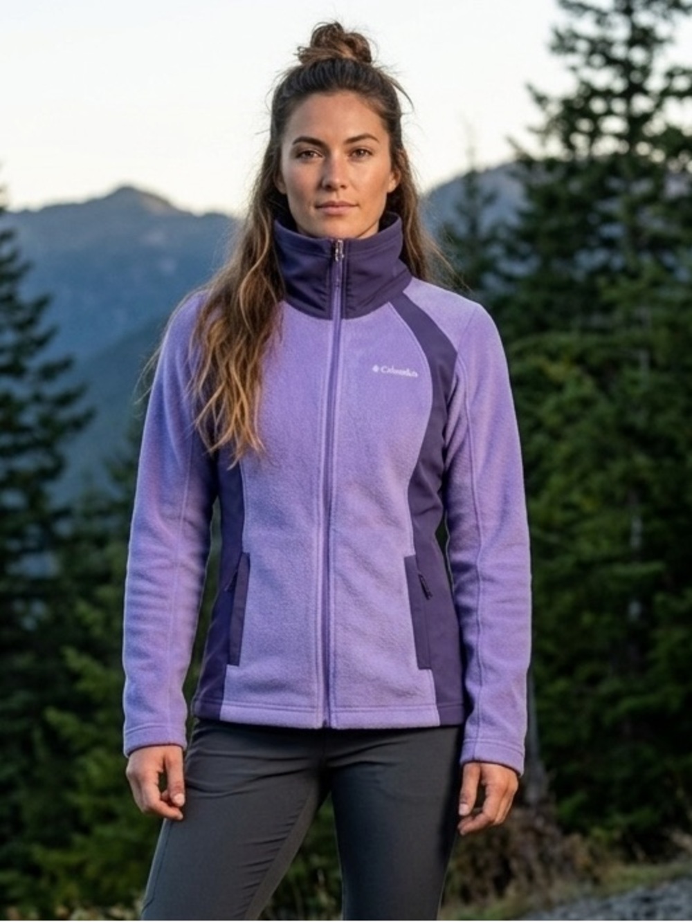 Columbia Purple Jacket/Coat Size S please see measurements 👇
